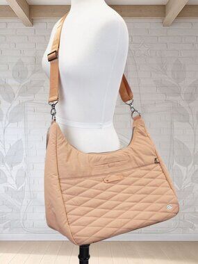 NEW ❤️ Lug Balsa Chai Latte CloudGo Hobo XL Crossbody